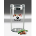 Large Circle Acrylic Canister (42 Oz.)